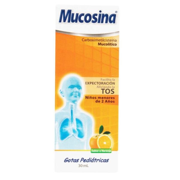 Mucosina Gotas 30 ml Carboximetilcisteina