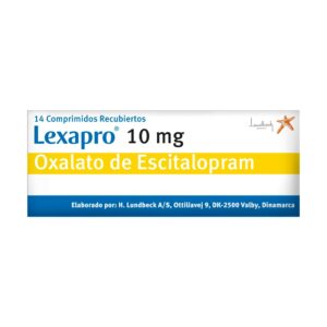 Lexapro 10mg 14 Tabletas Oxalato de Escitalopram