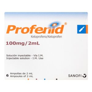 Profenid 100 mg 6 Ampollas Ketoprofeno