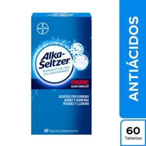 Alka Seltzer 60 Tabletas Bicarbonato De Sodio