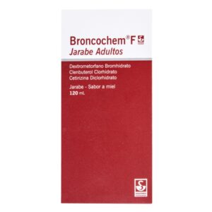 Broncochem F Adulto Jarabe 120 ml Cetirizana /Clenbuterol / Dextrometorfano