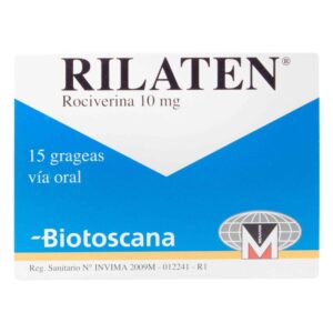 Rilaten 10 mg 15 Grageas Rociverina