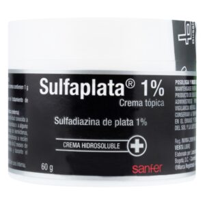 Sulfaplata 1 % Crema 60 gr Sulfadiazina De Plata