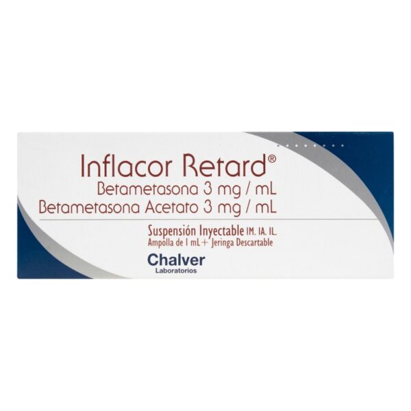 Inflacor Retard  3 + 3 mg 1 ml Ampolla