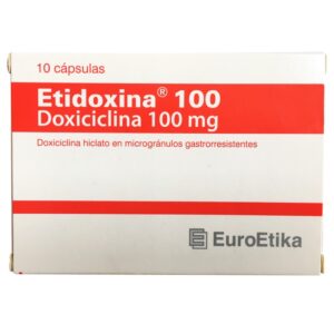 Etidoxina 100 mg 10 Capsulas Doxiciclina