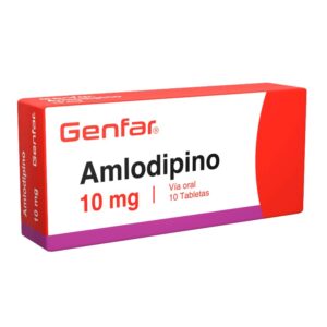 Amlodipino 10 Mg 10 Tabletas Gf Amlodipino