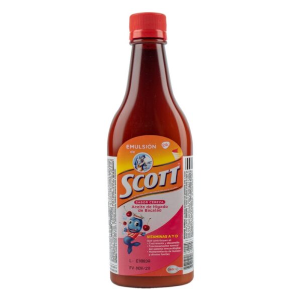 Emulsion Scott Cereza 360 ml Vitamina A y D