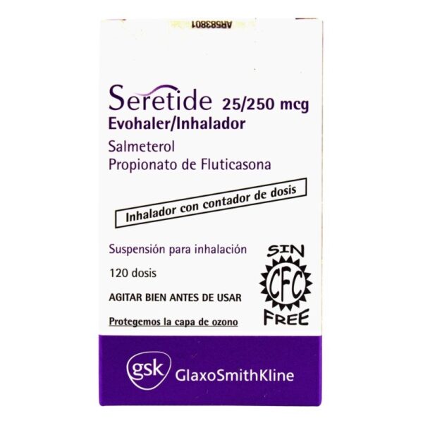 Seretide 25/250M 120 Fluticasona / Salmeterol