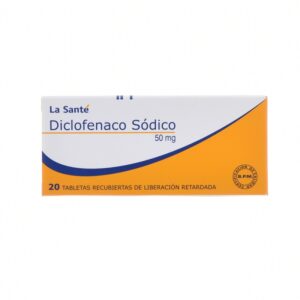 Diclofenaco 50 mg 20 Tabletas La Santé