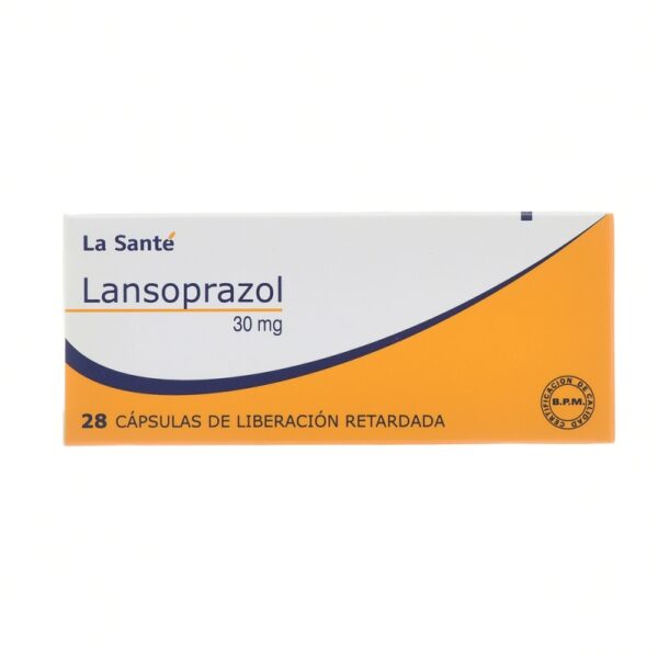Lansoprazol 30 mg 28 Capsulas La Santé