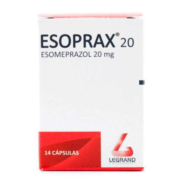 Esoprax 20 mg 14 Capsulas Esomeprazol