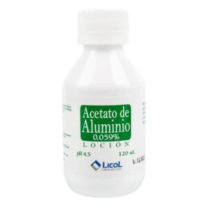 Acetato De Aluminio 120 ml LC