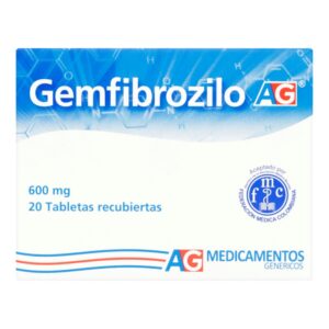 Gemfibrozilo 600 mg 20 Tableta AG