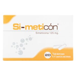 Simeticon 125 mg 20 Tabletas Simeticona