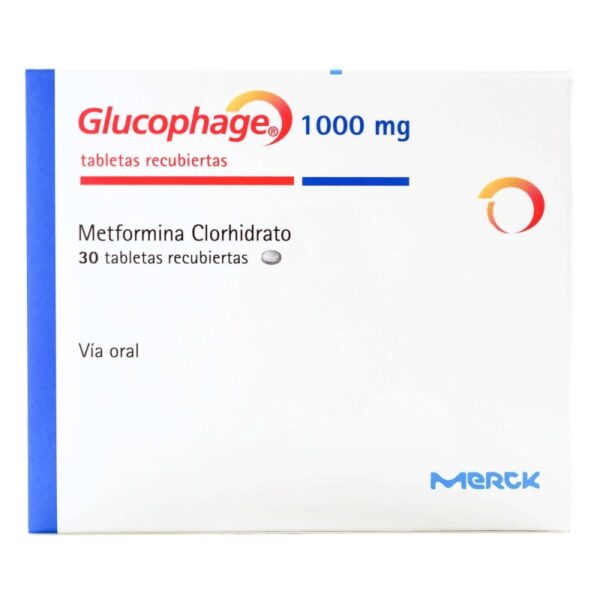 Glucophage 1000 Mg 30 Tbs (3%+)(Pae) Metformina