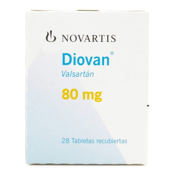 Diovan 80 mg 28 Tabletas Valsartan