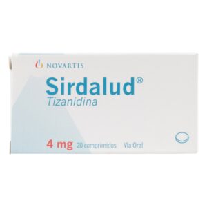 Sirdalud 4 mg 20 Comprimidos Tizanida