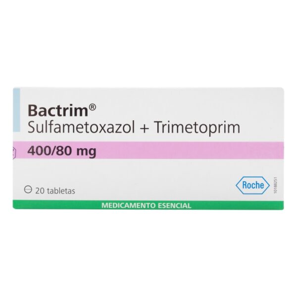 Bactrim 80 + 400 mg 20 Tabletas Trimetoprima / sulfametoxazol