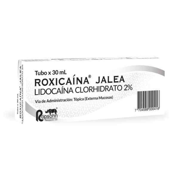 Roxicaina Jalea 2% Tubo 30 Ml Lidocaina