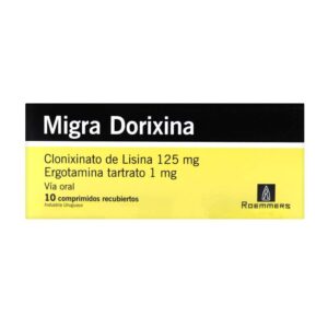 Migra Dorixina 10 Tabletas Lisina- Ergotamina
