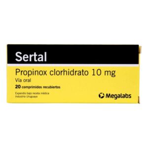 Sertal 10 Mg 20 Grageas Propinox