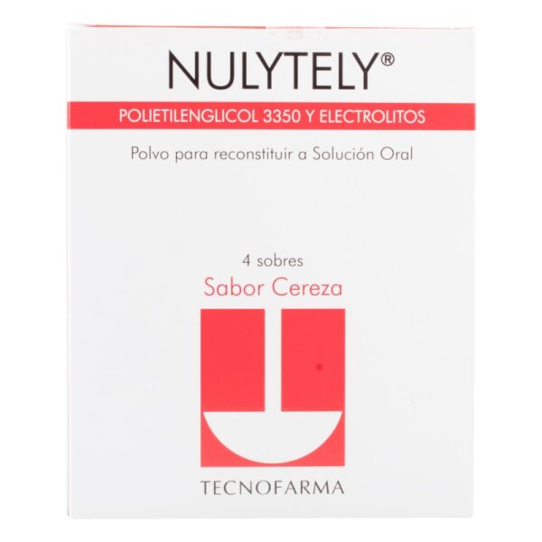 Nulytely Cereza 4 Ssobres Polietilenglicol