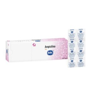 Ampicilina 1 Gr 100 Tabletas Mk