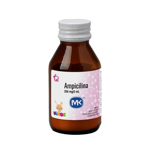 Ampicilina 250 Mg Suspension 60 Ml Mk