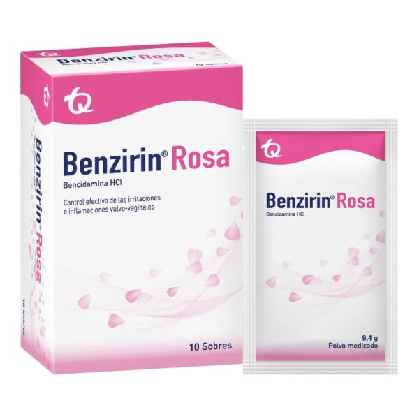 Benzirin Rosa 10 Sobres Bencidamina