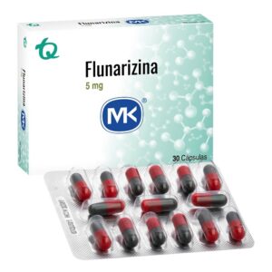 Flunarizina 5 Mg 30 Capsulas Mk