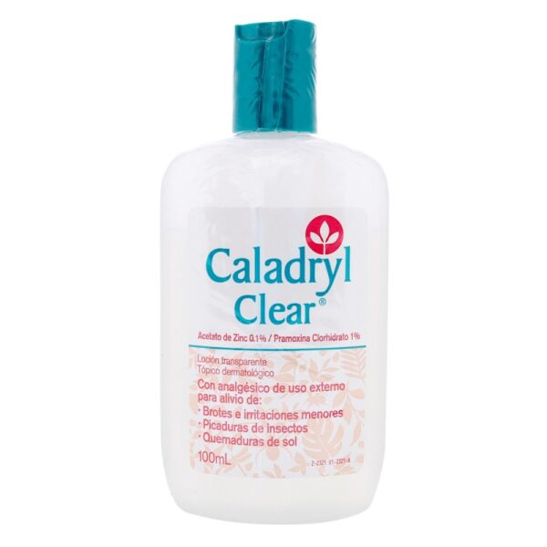 Caladryl Clear 100 Ml Pramoxina Clorhidrato / Oxido De Zinc