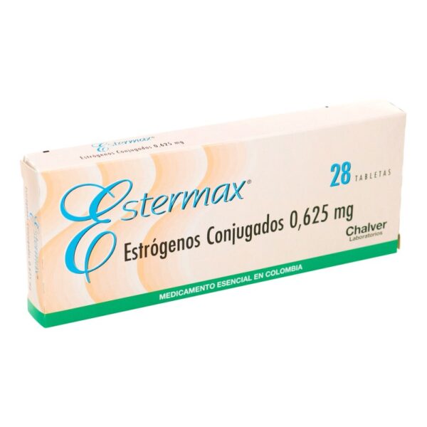 Estermax 0.625 Mg 28 Tabletas Estrogenos Conjugados