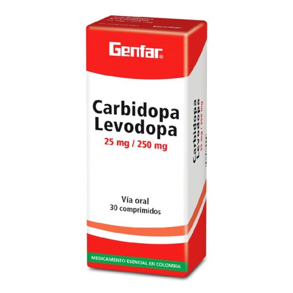 Levodopa+Carbidopa 30 Tabletas Genfar
