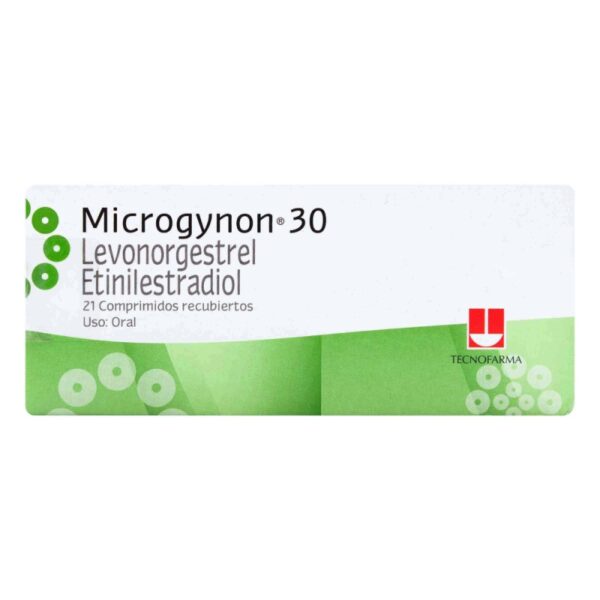 Microgynon 21 Tabletas Levonorgestrel / Etinilestradiol
