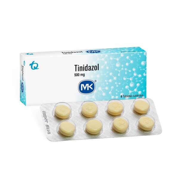 Tinidazol 500 Mg 8 Tabletas Mk