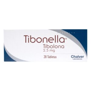 Tibonella 2.5 Mg 28 Tabletas Tibolona