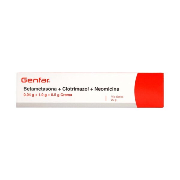 Clotrimazol / Betametasona / Neomicina 20 Gr Genfar