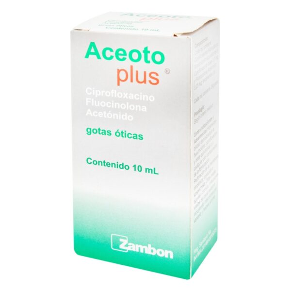Aceoto Plus Gotas 10 Ml Ciprofloxacina