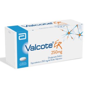 Valcote Er 250 Mg 30 Tabletas Acido Valproico