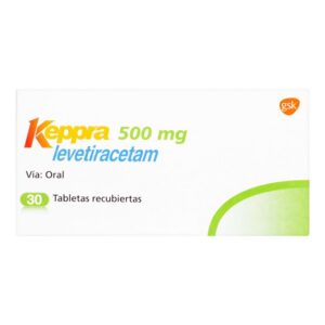 Keppra 500 Mg 30 Tabletas Levetiracetam