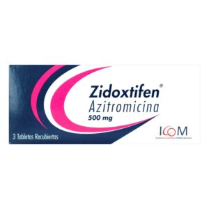 Zidoxtifen 500 Mg 3 Tabletas Icom Azitromicina
