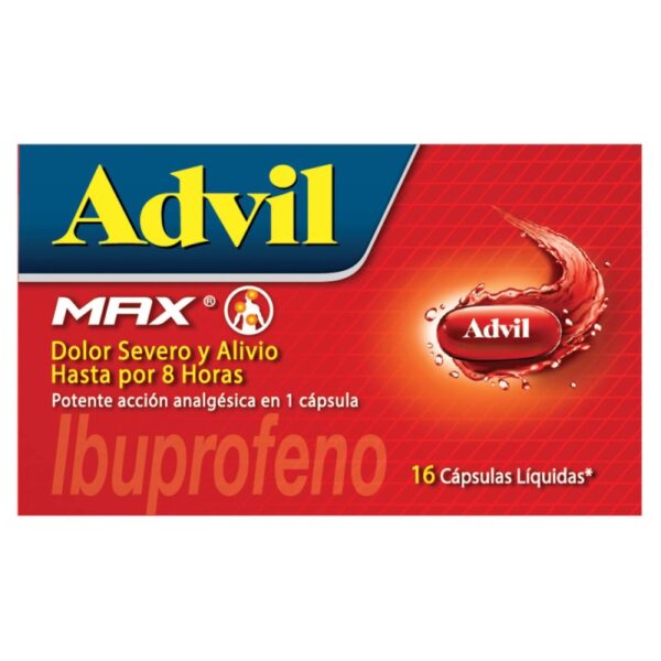 Advil Max 16 Capsulas Ibuprofeno