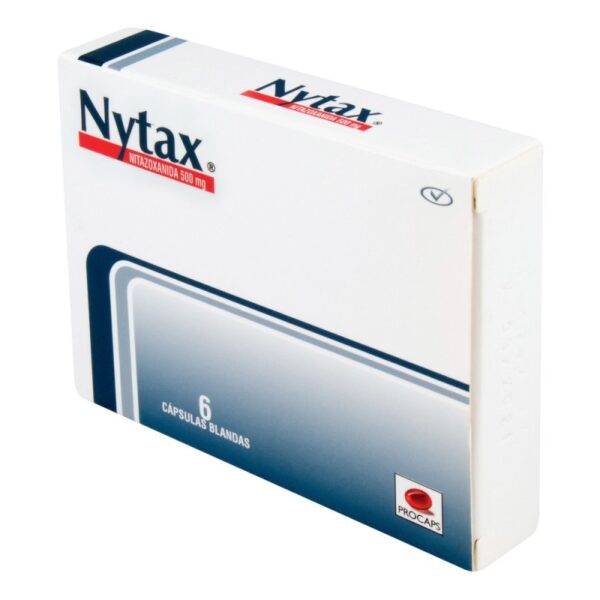Nytax 500 Mg 6 Capsulas Nitazoxanida