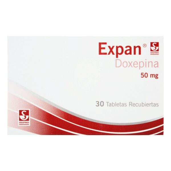 Expan Doxepina 50 Mg 30 Tabletas Doxepina