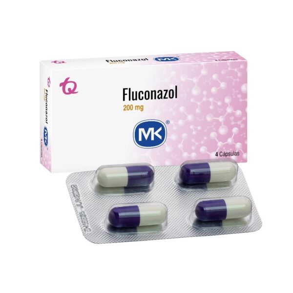 Fluconazol 200 Mg 4 Capsulas Mk