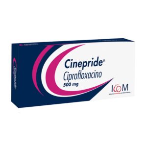 Cinepride 500 Mg 10 Tabletas Icom Ciprofloxacina