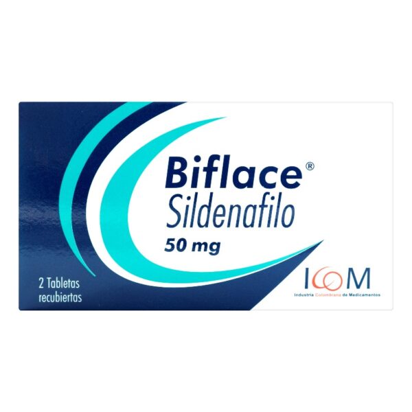 Biflace 50 Mg 2 Tabletas Icom Sildenafil