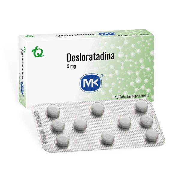 Desloratadina 5 Mg 10 Tabletas Mk