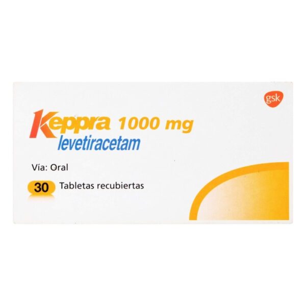 Keppra 1000M 30 Tabletas Levetiracetam