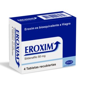Eroxim 50 Mg 4 Tabletas Sildenafil